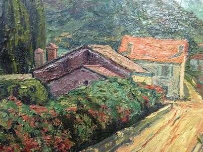 null Paul SURTEL (1893-1985) Paysage de Provence Huile sur toile, signée en bas à...