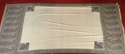 Cashmere shawl 300 x 140 cm (worn) A similar...
