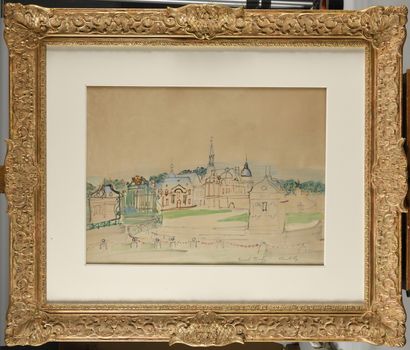 RAOUL DUFY (1877-1955) Le Domaine de Chantilly...