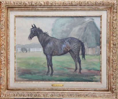 Pierre Olivier DUBAUT (1886-1968) « Le cheval...