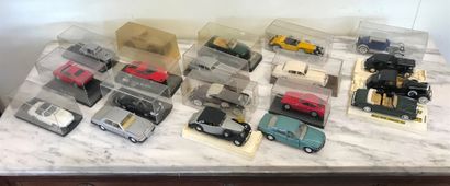 Collection de voitures en boîte 
Solido,...