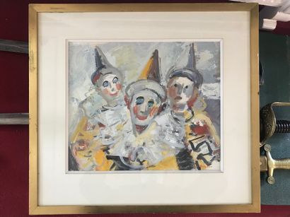 Serge DELAVEAU (1911-1999) Serge DELAVEAU (1911-1999)

Les Clowns

Gouache sur papier...