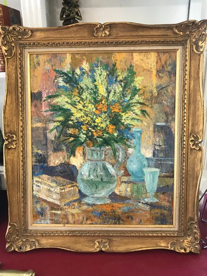 Edmond CHAUVET (1902-1969) Edmond CHAUVET (1902-1969)

Bouquet of flowers

Oil on...