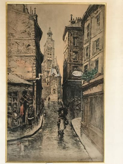 Lucien GAUTIER (1850-1925) Lucien GAUTIER (1850-1925)

Pair of Views of Paris

Etchings...