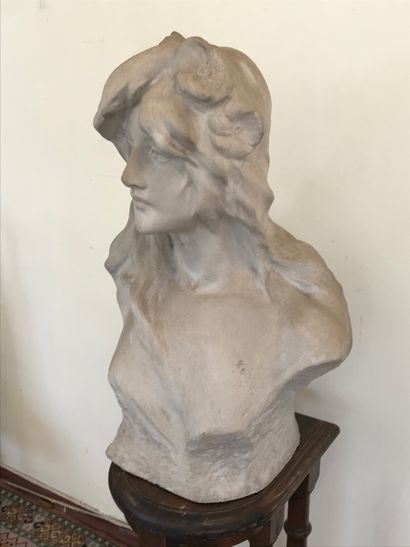 null Large WOMAN BUST

in plaster in the Art Nouveau style

BE

H. 63 cm