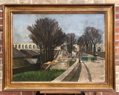 null Louis-Robert ANTRAL (1895-1939) L'Aqueduc Huile sur toile, signée en bas à gauche...
