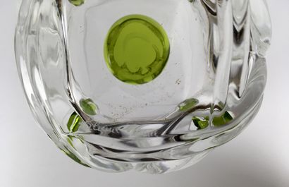 null LALIQUE FRANCE Six verres à whisky en cristal, modèle "Floride" Haut. 11 cm...
