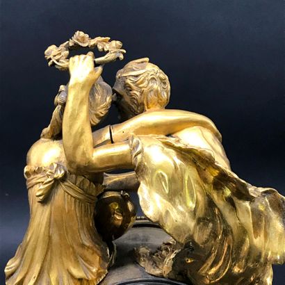 JEAN-SIMON DEVERBERIE (1764-1824) Jean-Simon Deverberie (1764-1824)

Pendule en bronze...