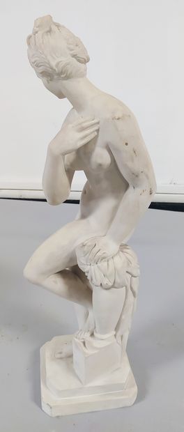 null GIAMBOLOGNA, after Venus in the Bath White composite group Height 66 cm (Ru...