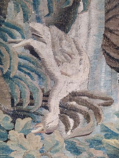 null FRANCE Panel of fragment of Aubusson Tapestry Second half of the 18th century...
