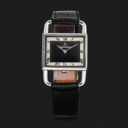 null JAEGER-LECOULTRE Grand Etrier About 1970. Ref: 125XXXX. Stainless steel wristwatch,...