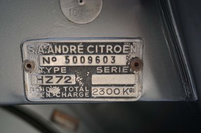 1967 CITROËN TYPE HY MOTOBECANE Numéro de série 5009603

Intégralement restauré -...