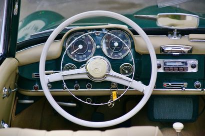 1960 MERCEDES BENZ 190 SL Chassis number: (121040)-10-016045 
Color number: DB40...