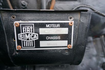 1950 SIMCA 8 SPORT Numéro de série 885224

Carrosserie Facel Metallon

Dessin Stabilimenti...