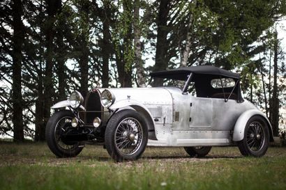1926 BUGATTI TYPE 38 CHASSIS 38325 - Version sport de la Bugatti de course 
Carte...
