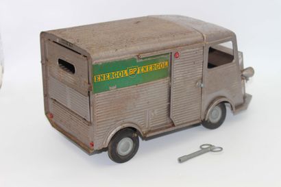 JRD -TUBE HY CITROËN JRD sheet metal toy, 1200 kg Citroen tube HY type van, decorated...
