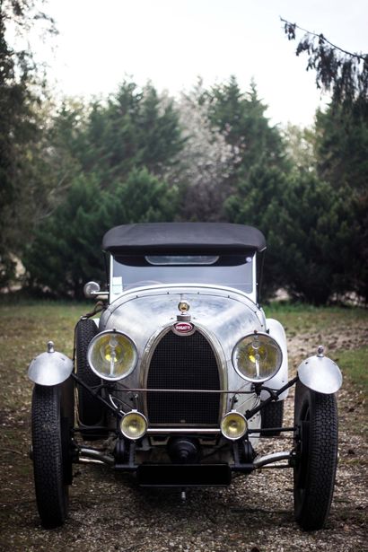 1926 BUGATTI TYPE 38 CHASSIS 38325 - Version sport de la Bugatti de course 
Carte...