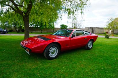 1976 MASERATI KHAMSIN Serial number AM120132

Desirable Italian coupe - V8 4.9l 320...