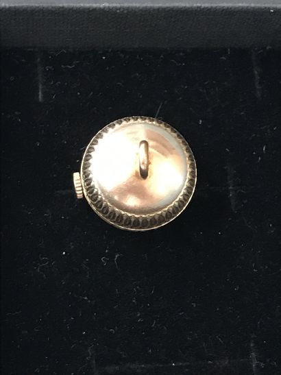 null FLORIDA

Pendant watch in gilded metal, Florida brand, in the shape of a guilloche...