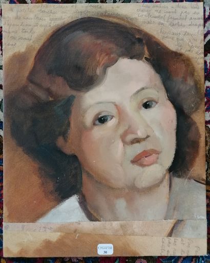 null 20th century FRENCH SCHOOL

Set of eight studies of women

Oil on canvas nailed...