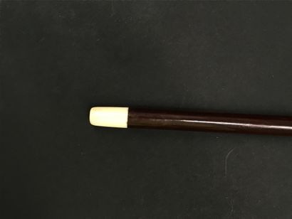 null 
BADINE




in mahogany. 




L. 70,5 cm




Small cracks at the tip and the...