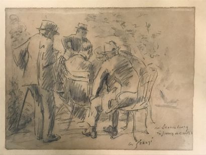null FRENCH SCHOOL OF THE 20th CENTURY

In Luxembourg, The Card Players

Drawing...