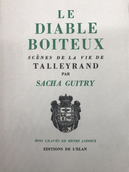 null Sacha GUITRY 

Le diable Boiteux 

Edition de l'élan 

Bois gravés de Henry...