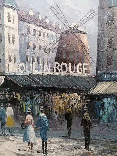 Caroline C. BURNETT (XIX-XX) Caroline C. BURNETT (XIX-XX)

View of the Moulin Rouge...