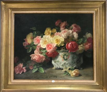 Louis Marie LEMAIRE (1824-1910) 
Louis Marie LEMAIRE (1824-1910)




Bouquet de rose




Huile...