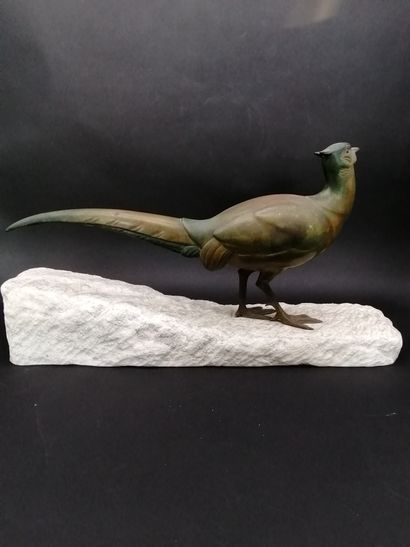 Henri PAYEN (1894-1933) Henri PAYEN (1894-1933)

Pheasant

Bronze with green patina...