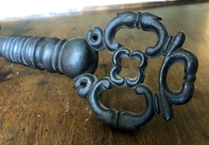 null Rare masterpiece of bronze locksmith's mastery. South Germany, 17th century...