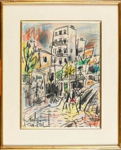 GEN PAUL (1895-1975) Paris, rue Ravignan...