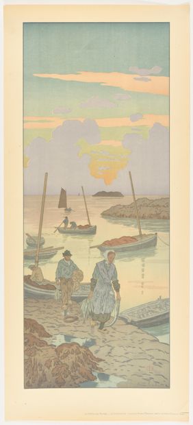 null HENRI RIVIERE (1864-1951) Le Crépuscule, 1902 Planche n°12 (sur 16) de la série...