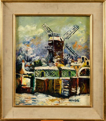 ÉLISÉE MACLET (1881-1962) Paris, le Moulin...