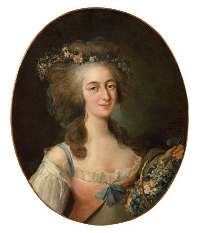 null JEAN BAPTISTE ANDRE GAUTIER D’AGOTY (PARIS 1740-1786)

Portrait de dame au panier...