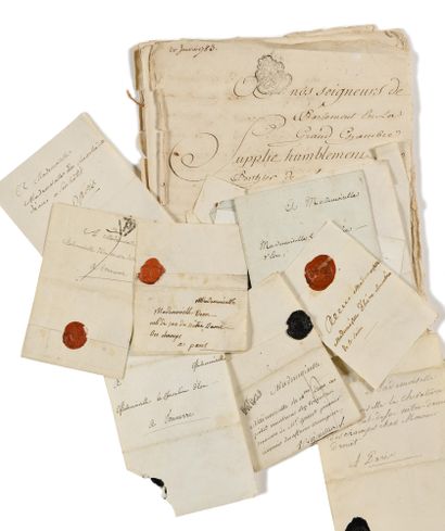 null THE CHEVALIER D'EON 

Set of twenty six envelopes and fragments of envelopes...