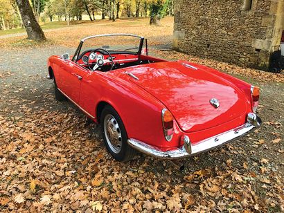 1964 ALFA ROMEO GIULIA SPIDER 
Châssis : AR379454 - Moteur : AR00112* 04902*

Très...