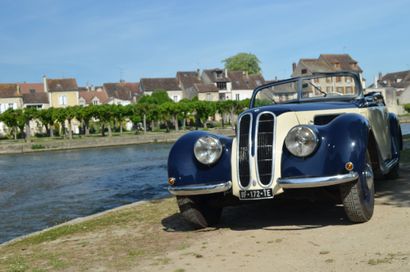 1938 BMW 327 CABRIOLET SERIAL NUMBER 73517

FORMER OFFICIAL VEHICLE OF A GERMAN OFFICER

FRENCH...