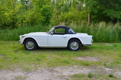 1966 TRIUMPH TR4A IRS DESSIN DE MICHELLOTI 

HISTORIQUE LIMPIDE – CONTRÔLE TECHNIQUE...