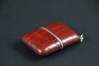 null MOVADO ERMETO AROUND 1950. Ref : 1253XXXX. Mechanical bag watch, genuine leather...