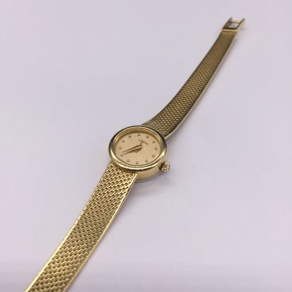 OMEGA WATCH in 18K yellow gold, gold ground....