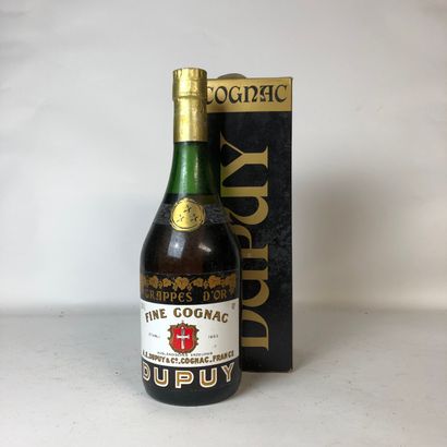 null 1 bouteille COGNAC Grappes d'Or A.E Dupuy (niveau léger bas, étiquette fanée,...
