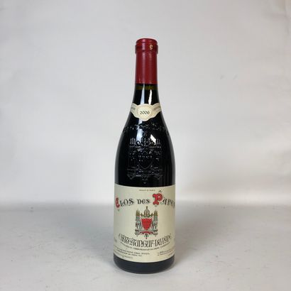 null 1 bouteille CHÂTEAUNEUF DU PAPE 2006 Clos des Papes (étiquette fanée)