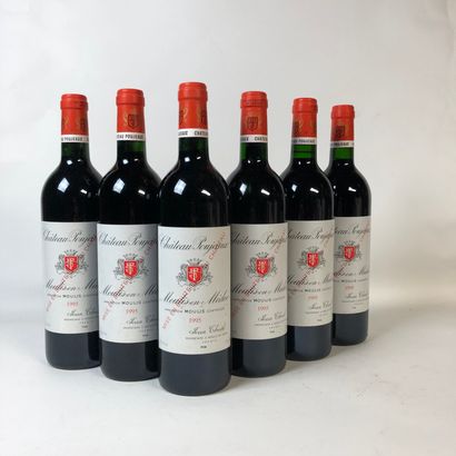null 6 bouteilles CHÂTEAU POUJEAUC 1995 Moulis en Médoc