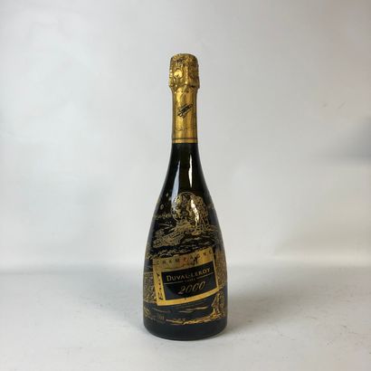 null 1 bouteille CHAMPAGNE DUVAL-LEROY 2000 Vintage Brut (étiquette fanée)