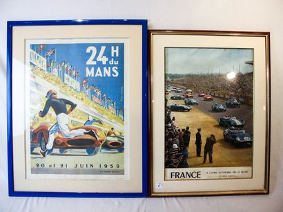 Affiches du Mans 1959 et 1960 
- Affiche...