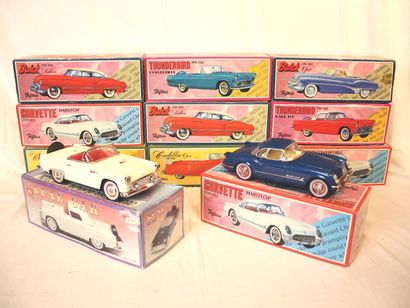 null Miniatures 1/18- Véhicules Américain- Marque Japonaise Fifties

- Corvette Convertible...