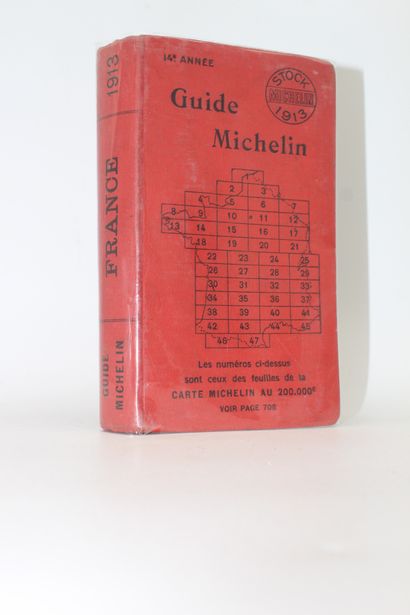 Guide Michelin 1913 
 Exemplaire de la 14ème...