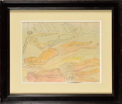 null GRIGORIJEFF BORIS (1886-1939)

Scène de plage

Aquarelle, crayon sur papier

Signé...