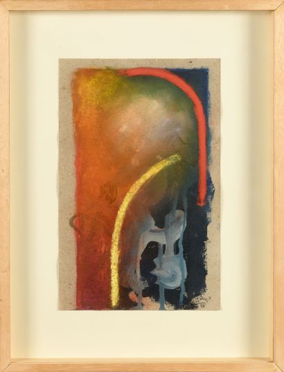 null BRUÏ WILLIAM (1946)

Abstraction

Gouache sur carton

33,5 x 22 cm. (à vue)

Signé...
